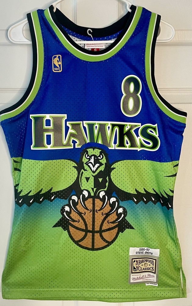 Steve Smith Atlanta Hawks Mitchell & Ness Swingman Small Jersey! NWT