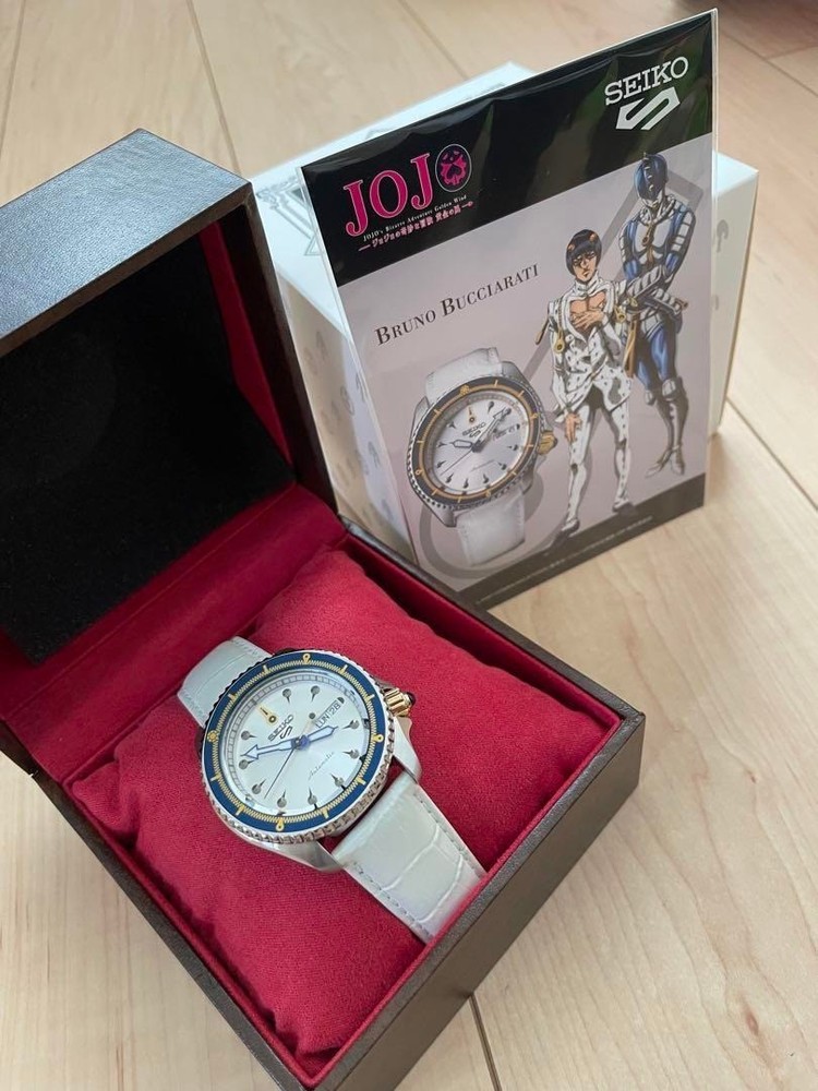 SEIKO x JoJo's Bizarre Adventure Bruno Bucciarati Model Limited to /1000 pieces