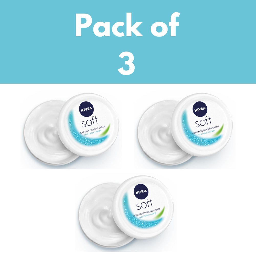 NIVEA Soft Light Hydrating Moisturizer For Face Hand & Body 50ml