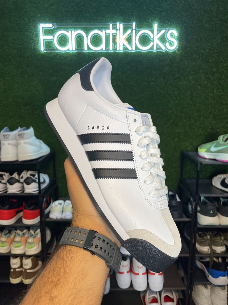 Adidas Originals Samoa Mens Size 12 Shoes White Black Classic Sneakers 675033