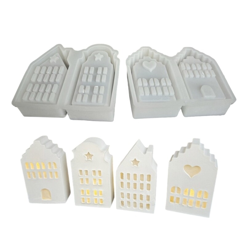 Flexible Silicone Candlestick Mold for DIY Home Decor Lamps