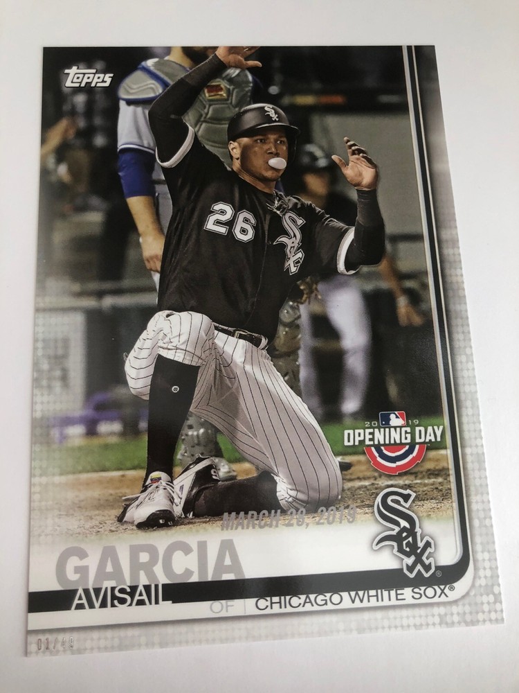 2019 Topps Opening Day Jumbo 5x7 Avisail Garcia White Sox #63 01/49 Rare Limited Edition
