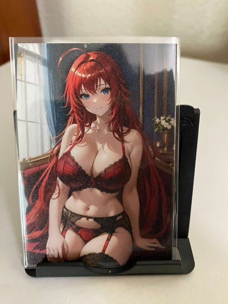 Rias Gremory Sexy Anime Waifu Art Card from High School DxD