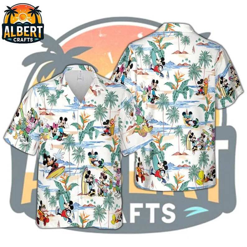 Mickey and Friends Shirt Disney 3D HAWAII SHIRT Mother Day Gift All Over Print