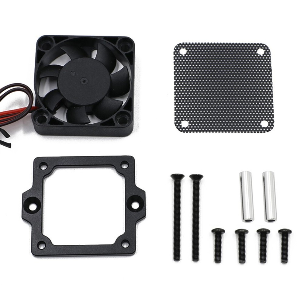 1/10 RC Car ESC Cooling Fan Kit for Traxxas TRX4 TRX6 Defender DIY Upgrade  