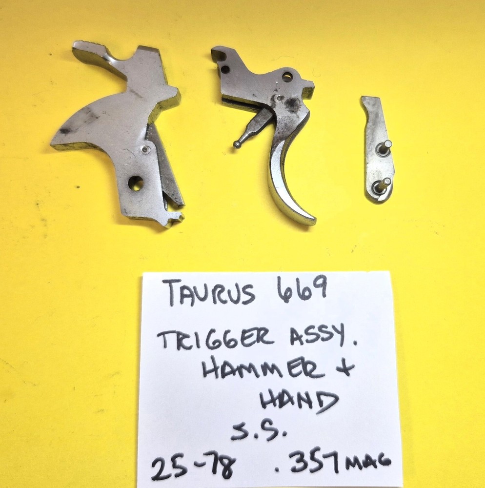 TAURUS 669 .357 MAG Stainless Steel Hammer Trigger Assembly & Hand #25-78