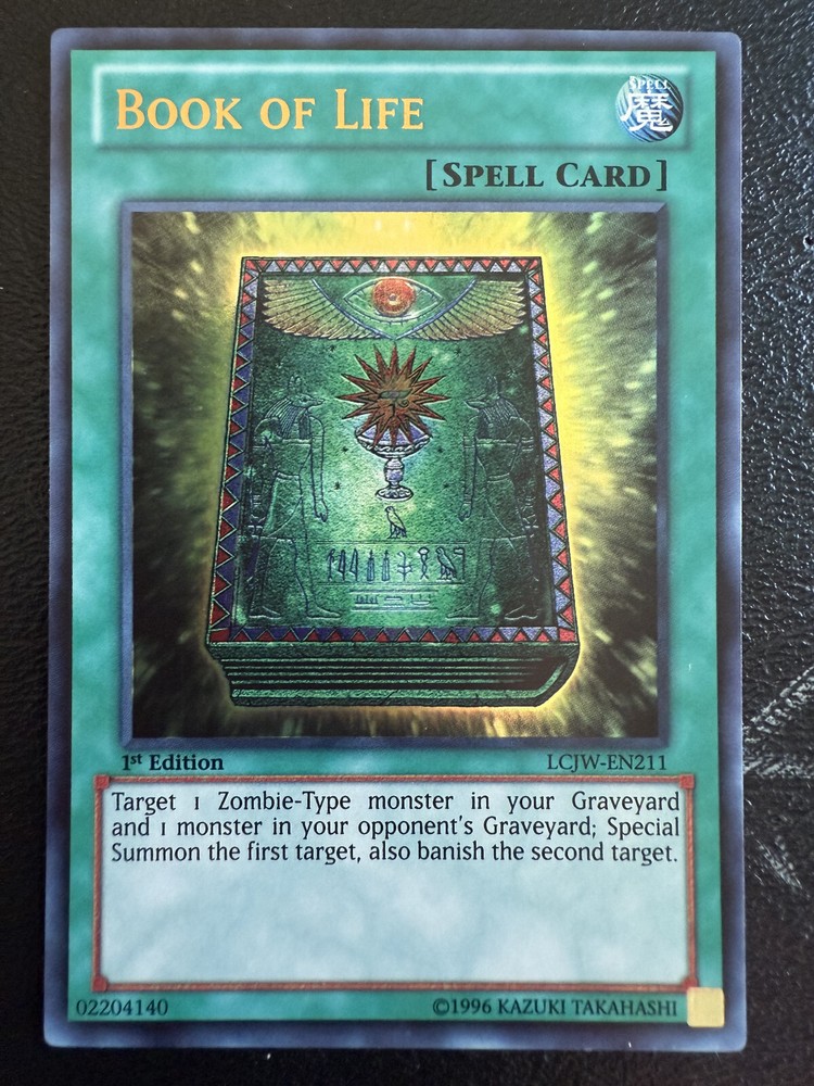 1st Edition LCJW-EN211 Yu-Gi-Oh Book of Life - Legendary Collection Joey's World