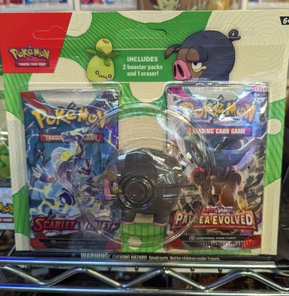 Nintendo Pokémon TCG Back to School Eraser Blister Pack 1009276-image