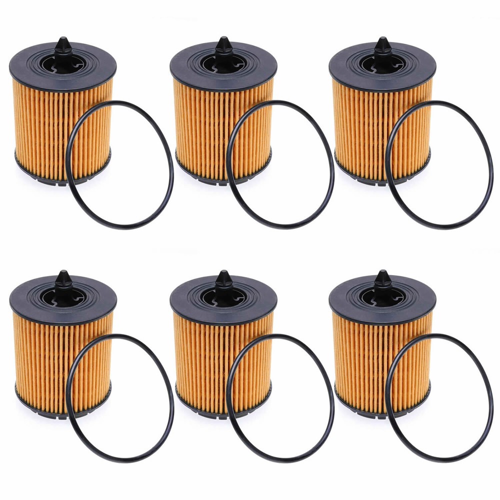 6X PF457GO Oil Filter Element For Buick Regal 2.4L 2011-2017 Chevy Cobalt 2.2L