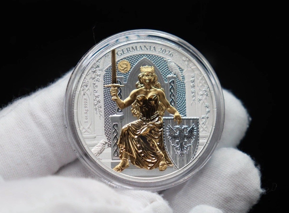 2026 Germania 1 oz Silver Coin World Money Fair Special Edition Bear Privy