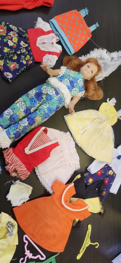 Vintage Barbie ~Skipper~Skooter Doll And Clothes Lot Some TLC