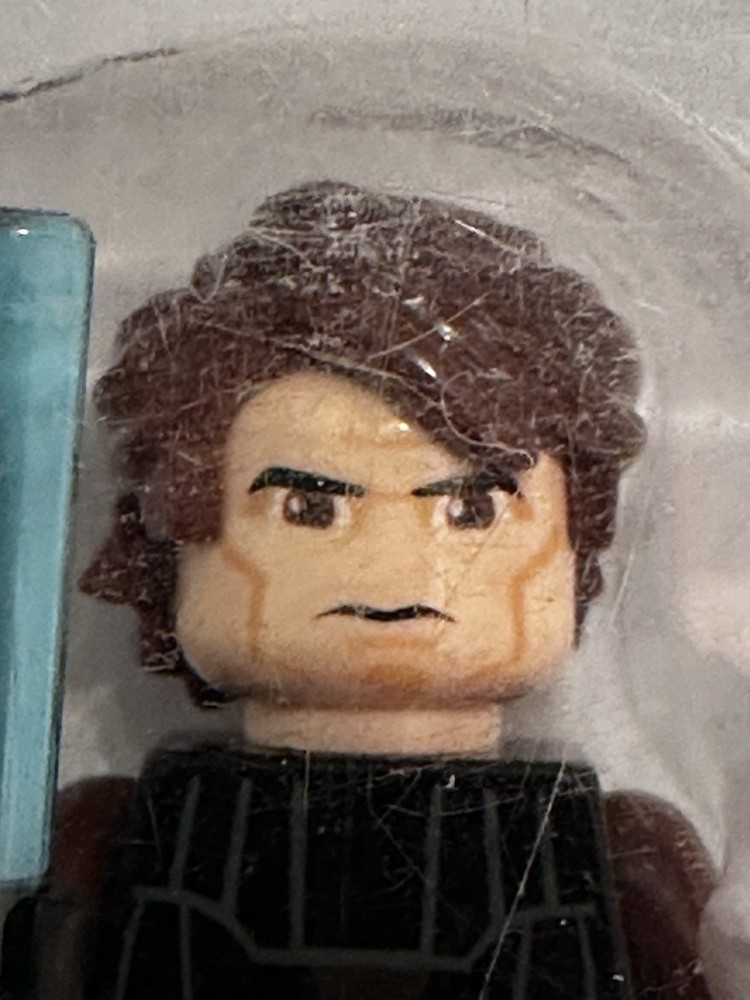 LEGO Star Wars minifigs Anakin clone head error sealed! Leia smooth hair Rare!