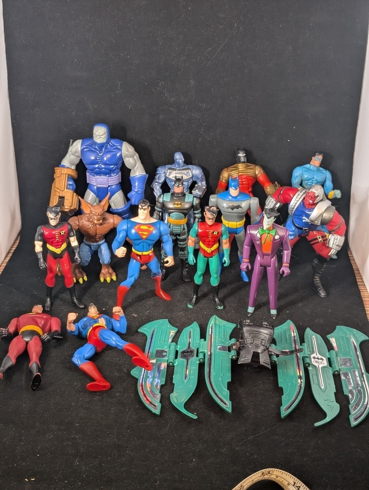 DC Action Figures Lot 15 PCs Batman Superman Villains