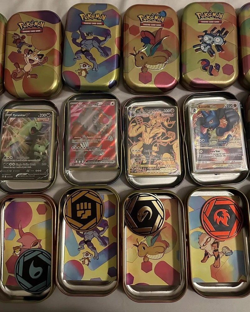 Pokemon 50+ Card Lot! With Mini Tin & Guaranteed Hit!