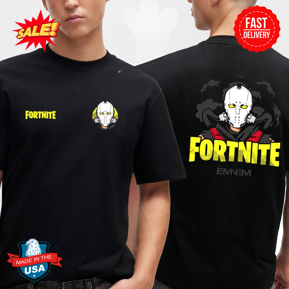 Eminem x Fortnite Rap Boy Reloaded Two Sided T-Shirt