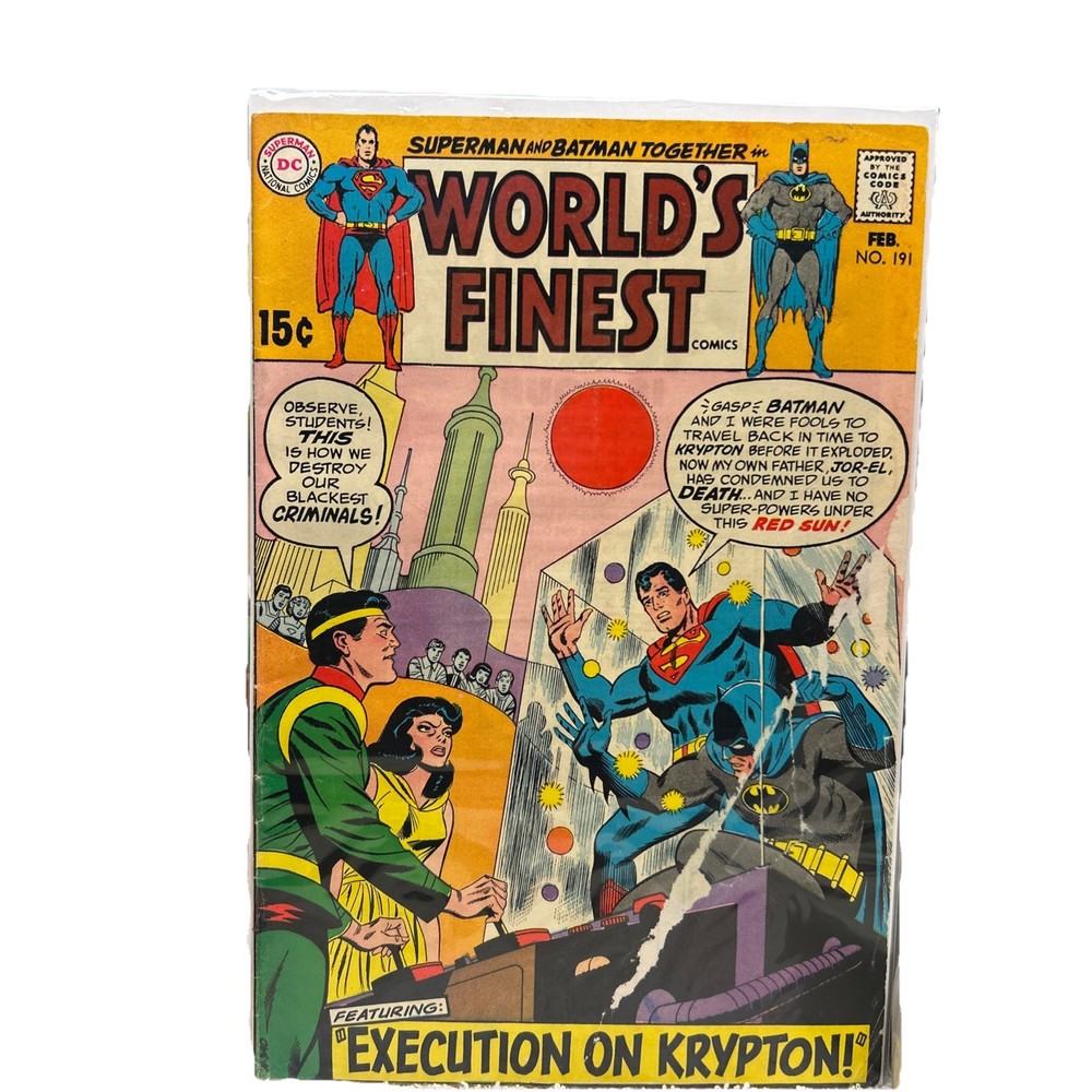 World's Finest Comics #191 (DC Comics February 1970)