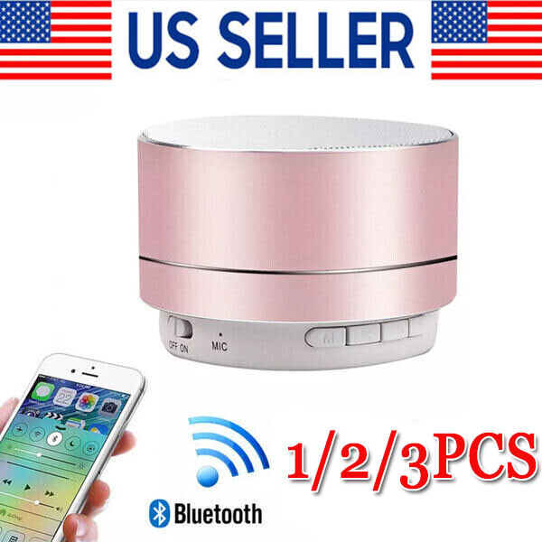 Mini Portable Bluetooth Speaker with Stereo Bass, USB, TF, and FM Mode, Rechargeable Wireless Design