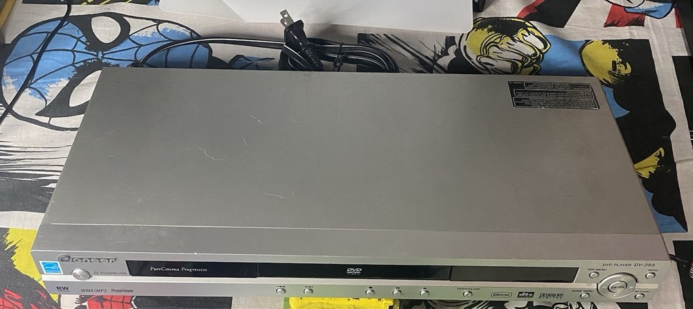 Pioneer DVD Player DV-393 Works Great Missing Remote RCA Cable Tested