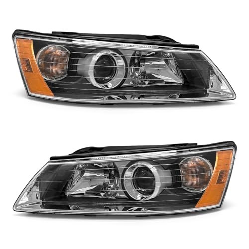 OE Style Projector Headlight for Kia Optima 11-13 Black Housing Clear Lens