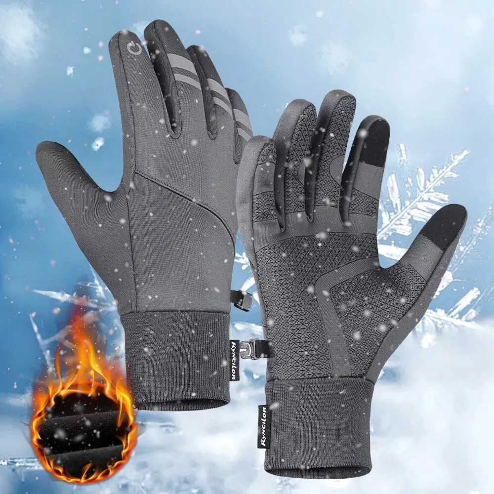 Winter Gloves for Men/Women -10°F Warm Touch Screen Snow Ski Bicycle Bike Gloves
