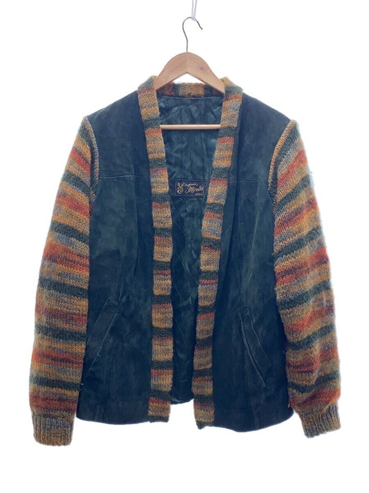 70s Mirella Multicolor Leather Blouson Jacket Style 1266