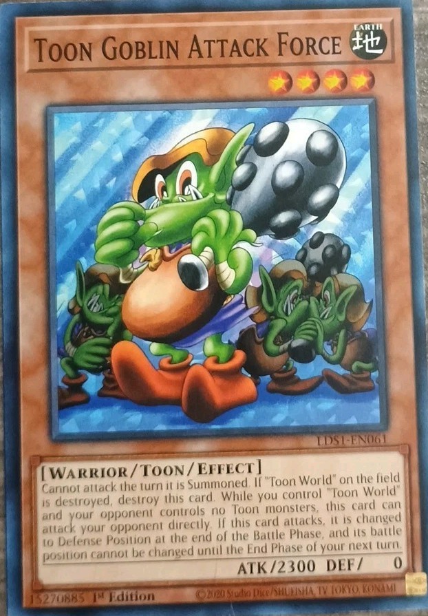 Toon Goblin Attack Force LDS1-EN061 1st Edition Legendary Duelists