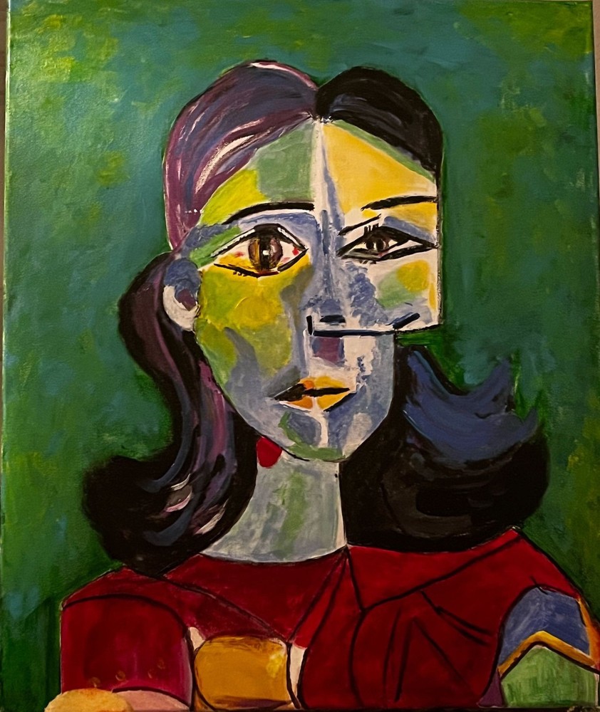 Original Abstract Cubist Acrylic Painting on Canvas 20