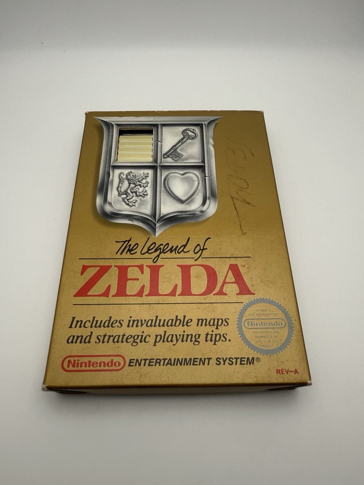 Nintendo NES Game The Legend Of Zelda CIB Complete In Box Map