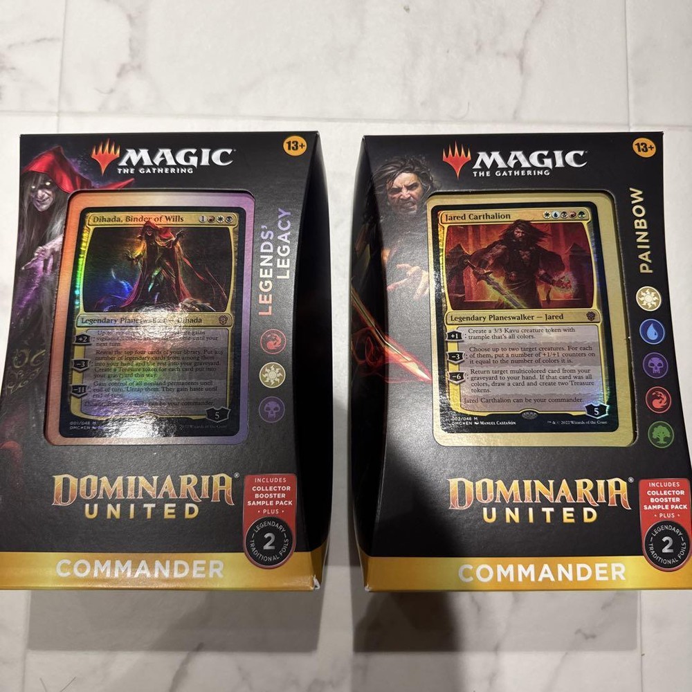 2 Types Set English Version Dominaria Of Unity Commander Deck Mtg
