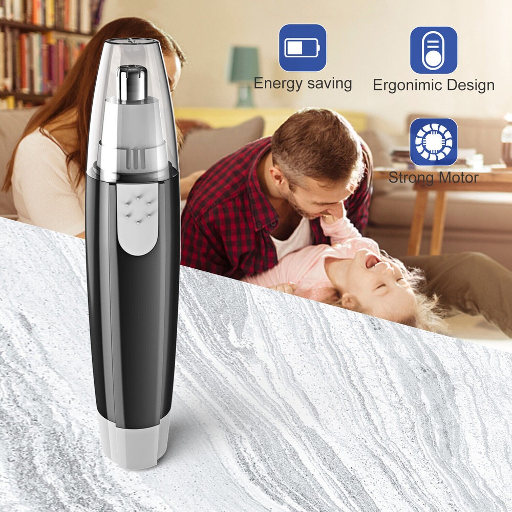 Men's Electric Hair Trimmer for Beard Nose Eyebrow Mustache Grooming