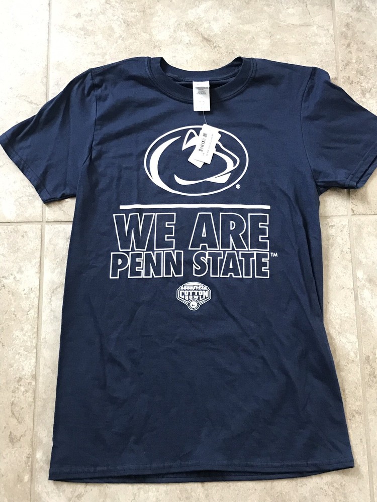New Authentic Penn State Cotton Bowl Navy T-Shirt Size Small-image