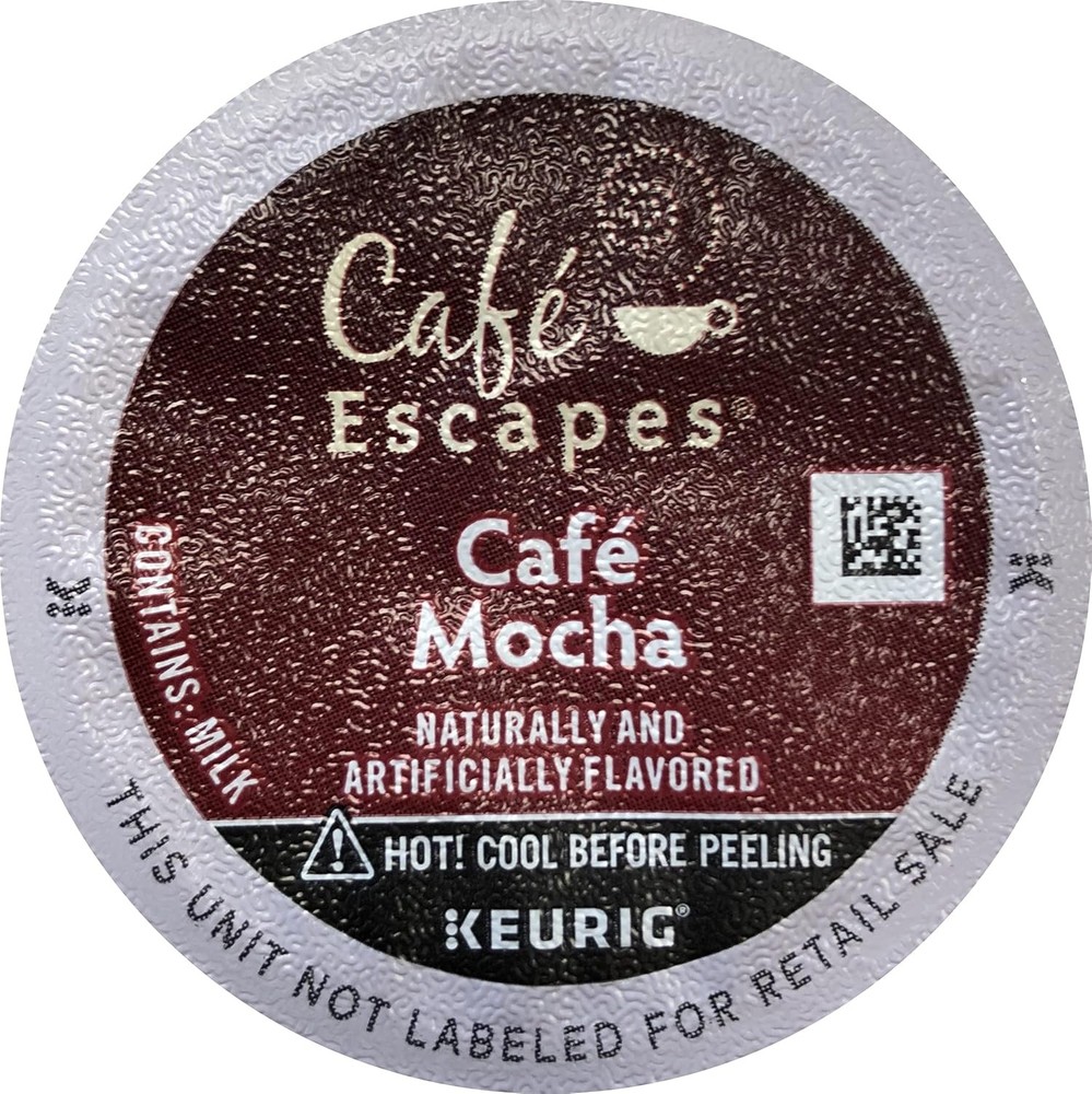 Gourmet Single-Serve Cafe Mocha Coffee Pods - 12 Count Pack
