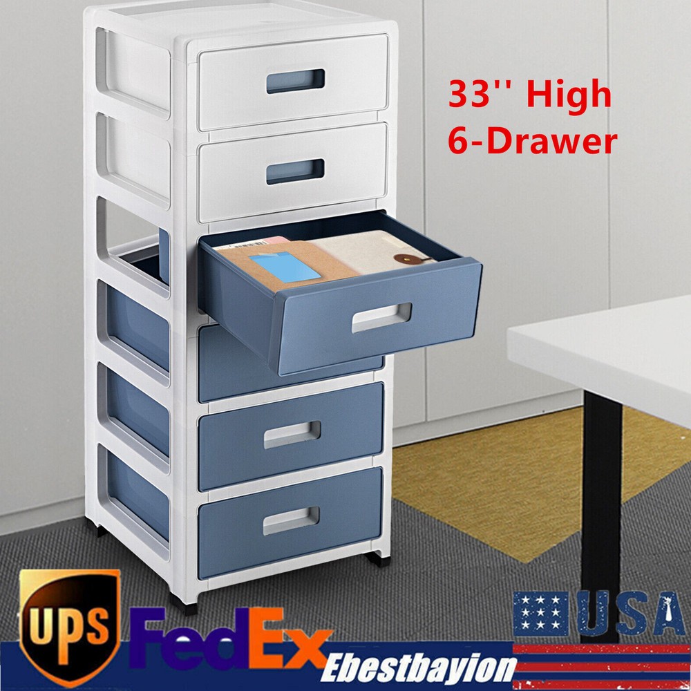 33'' High 6-Drawer Organizer/Household Storage Cabinet Drawer Type Underwear Box