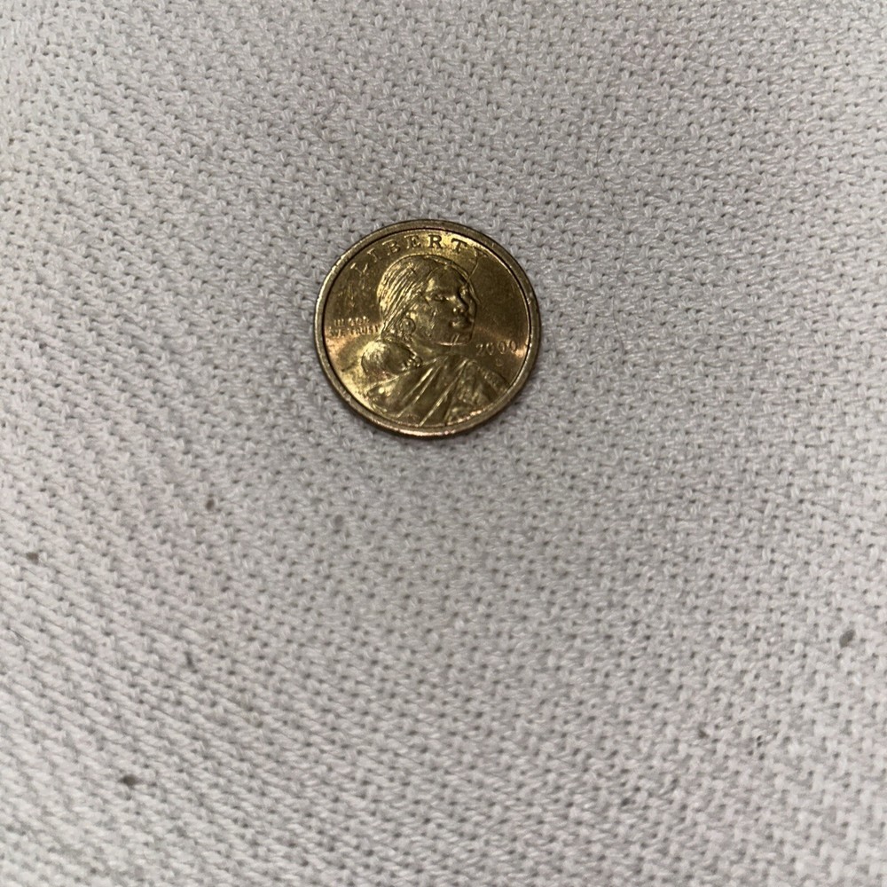 Rare Sacagawea Native Ameican Coin  2000 D One Dollar United States Liberty Coin