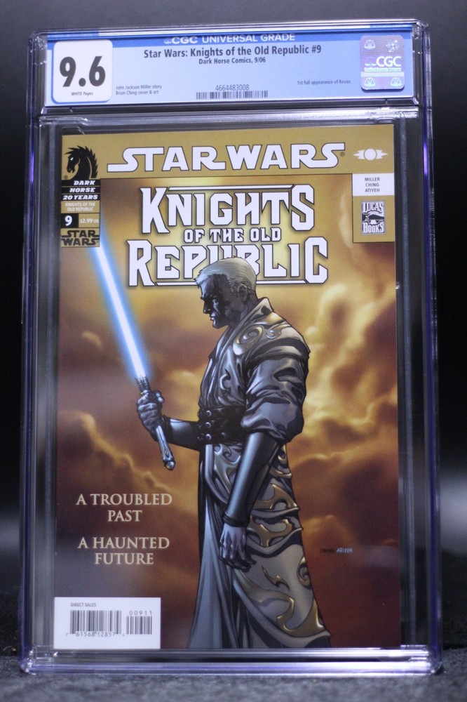 Star Wars Knights of the Old Republic (2006) #9 CGC 9.6 WH Pages 1st Darth Revan