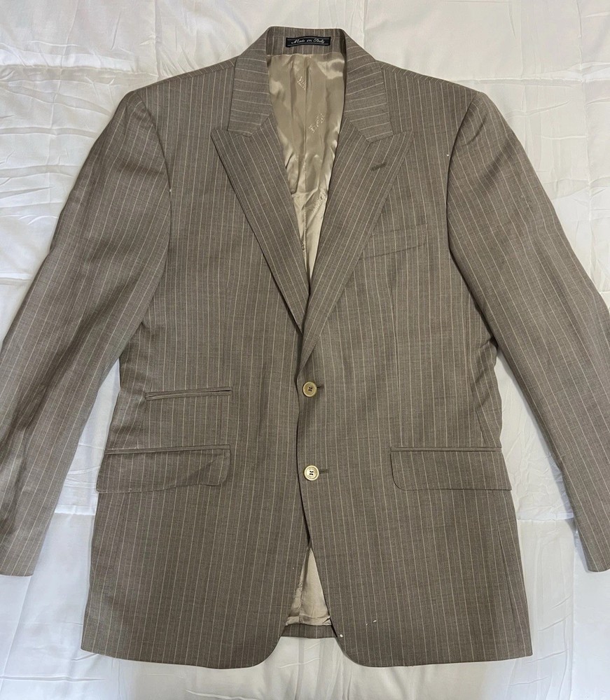 Versace Men's 100% Wool Blazer Jacket Size 52 US (READ)