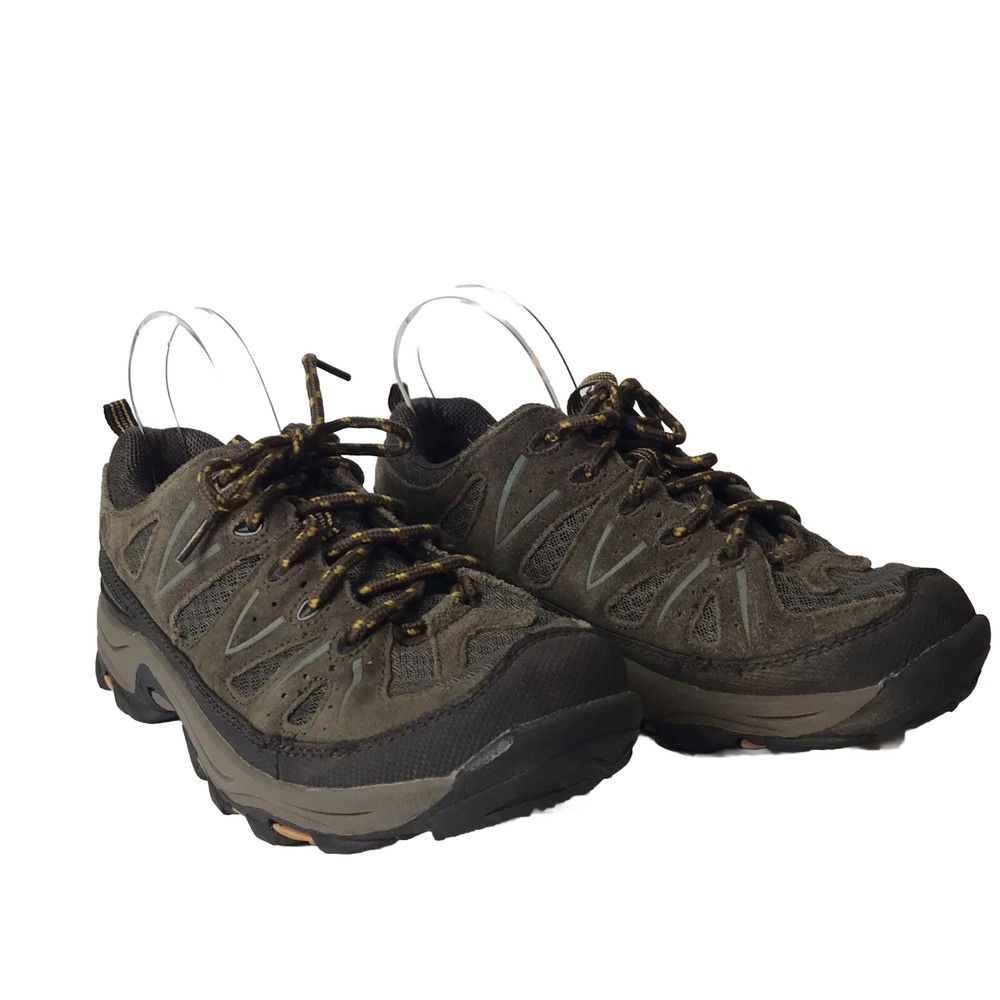 Women's Brown Suede Hiking Boots Size 7 - Comfortable Walking Shoes