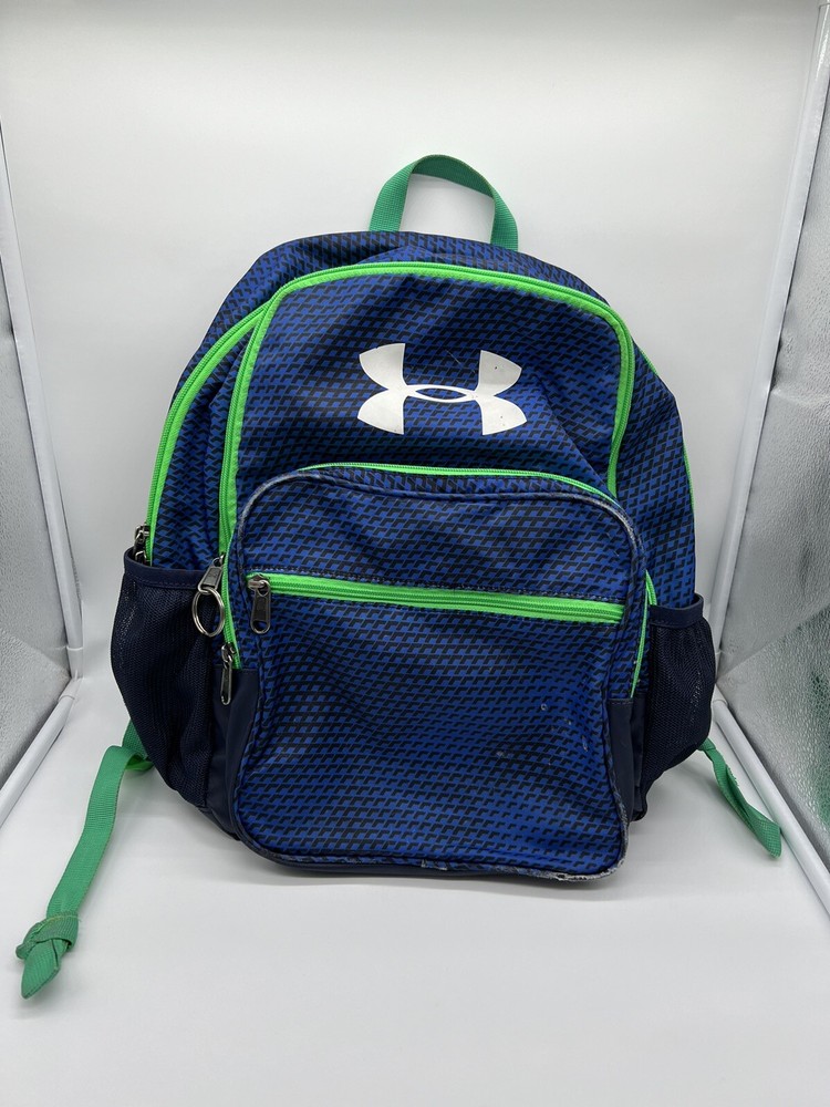 Under Armor Blue And Green Backpack ( Poor Condition)