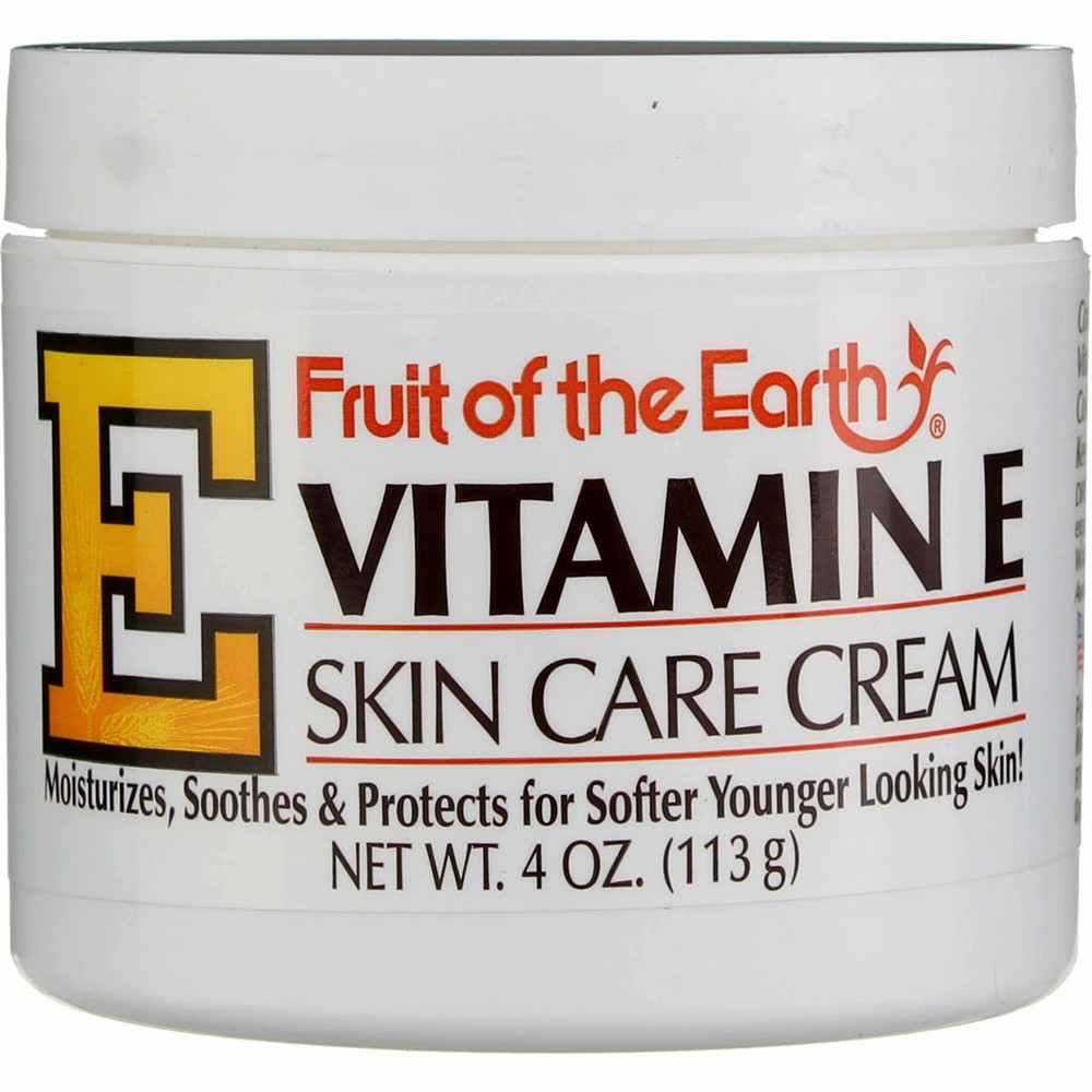 6 Pack Fruit Of The Earth Vitamin E Skin Care Cream, 4 oz