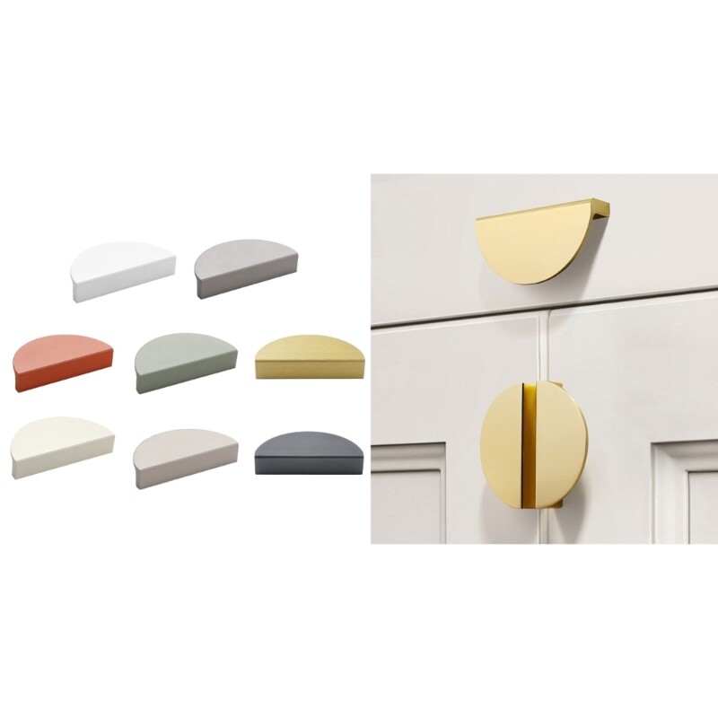 Stylish Metal Pull Handle Durable Cabinet Door Handle Versatile for Cabinet Door