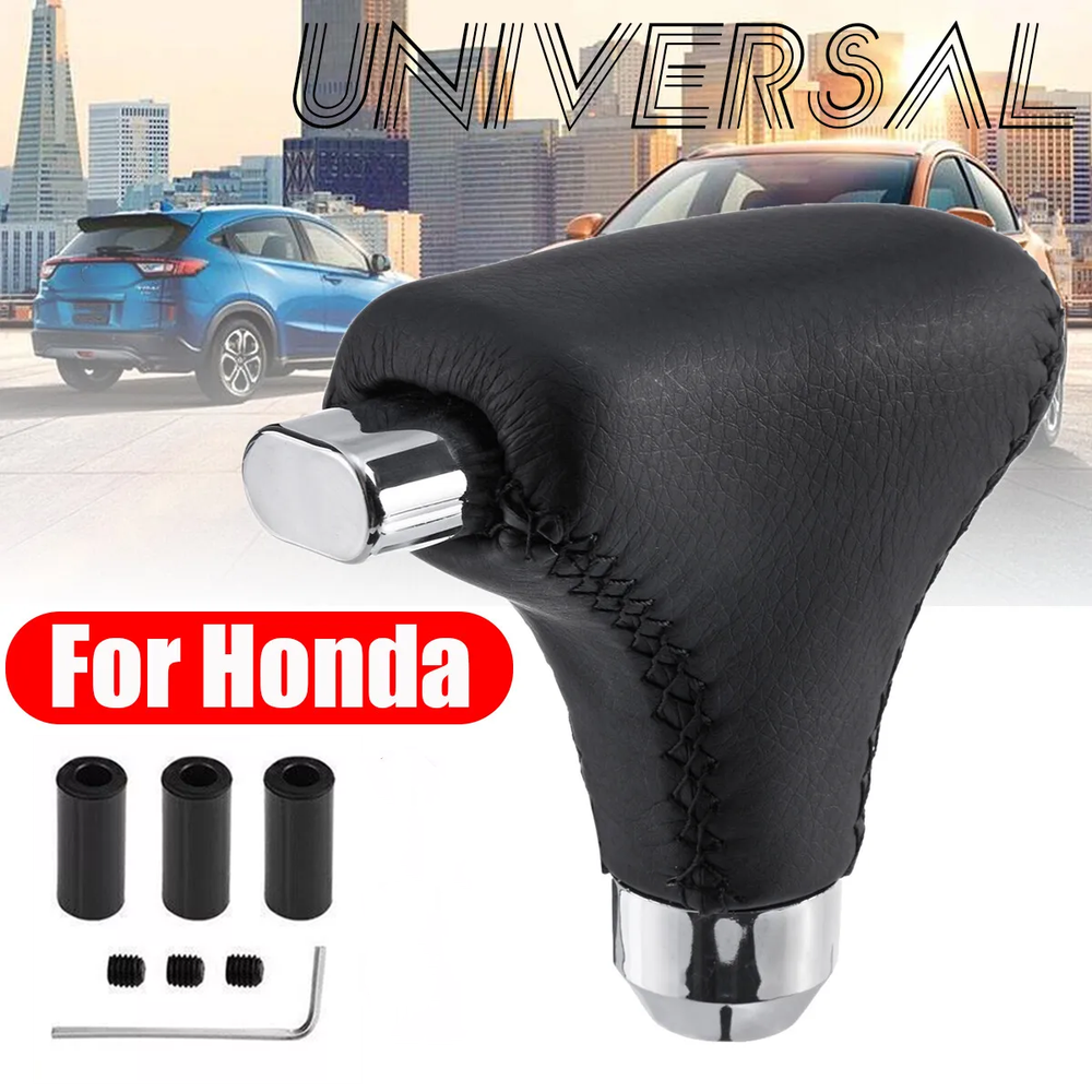 Automatic Gear Shift Knob Lever w/Chrome Button For Honda Accord 1994-1997 Civic