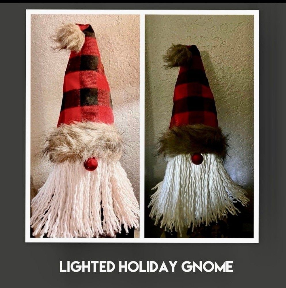 Lighted Holiday Gnome