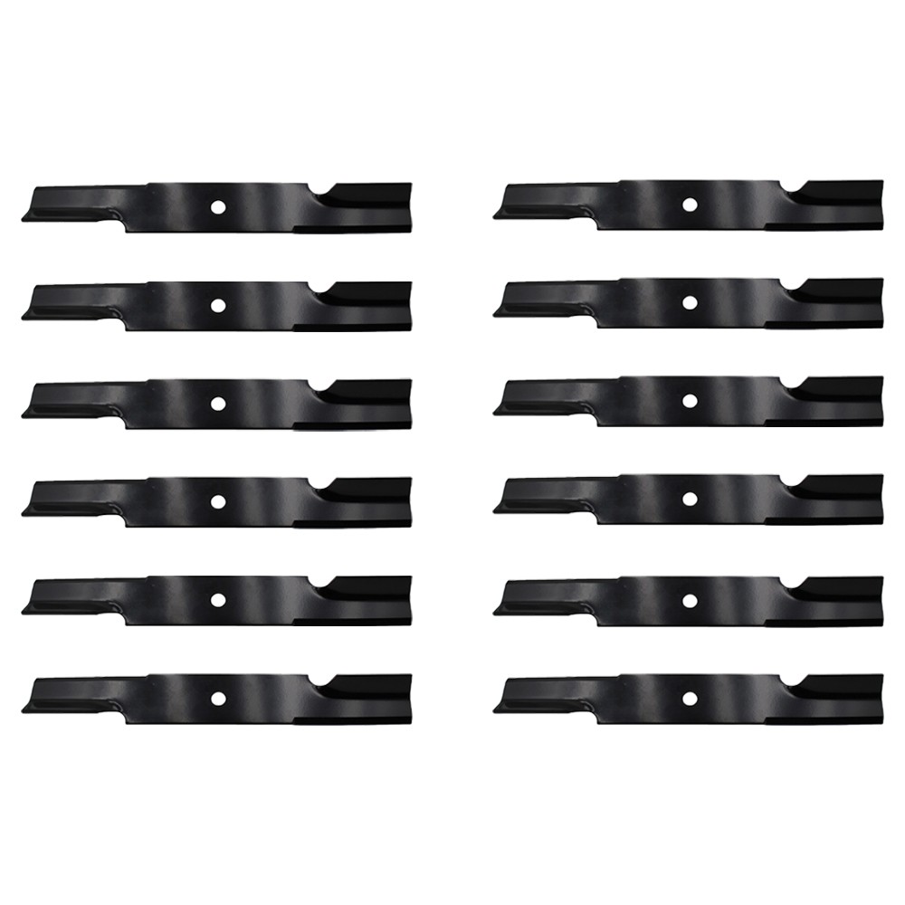 Qty 12: Notched Air-Lift Blade Fits Bobcat Replaces 112111-02