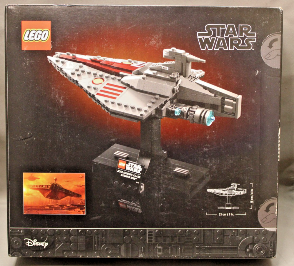 LEGO STAR WARS #75404 450 PCS ACCLAMATOR ASSAULT SHIP BOX HAS SHELF WEAR c