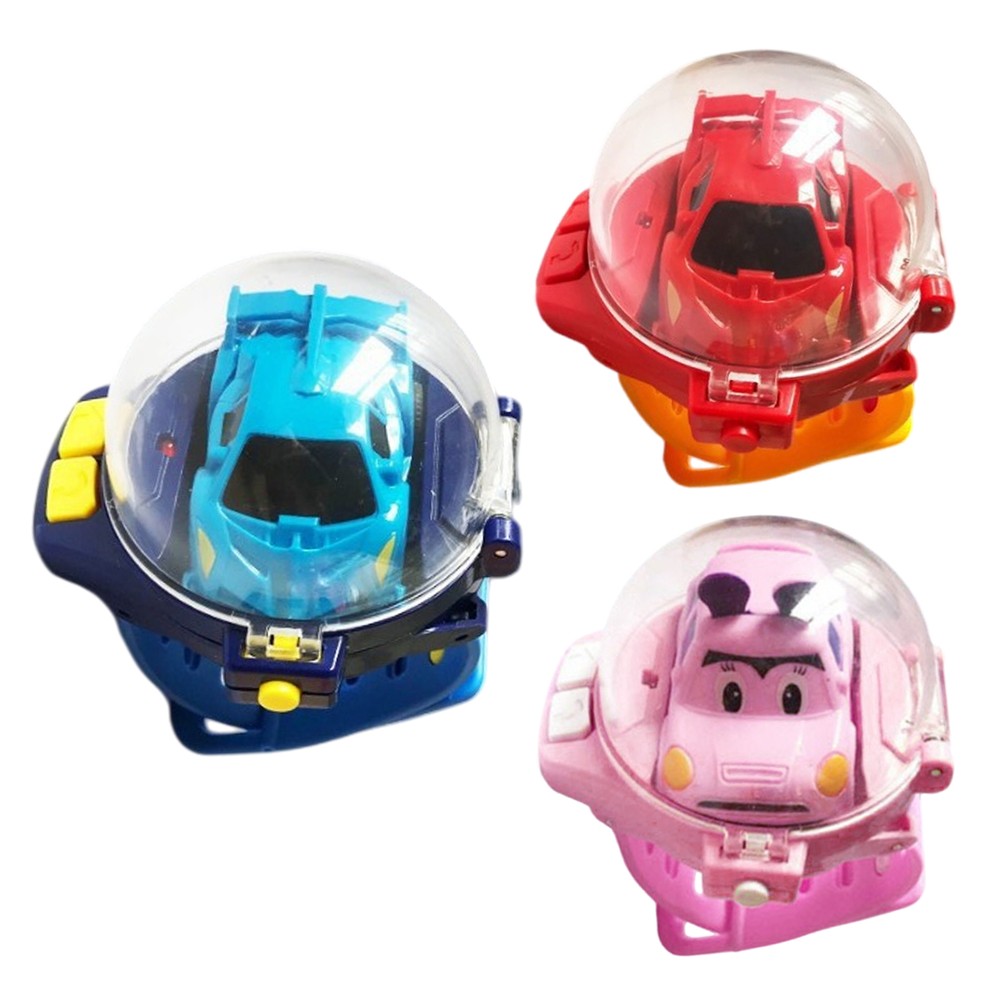 Mini Remote Control Car Watch Toy 2.4 Ghz Wrist Racing Car Watch Gift USB