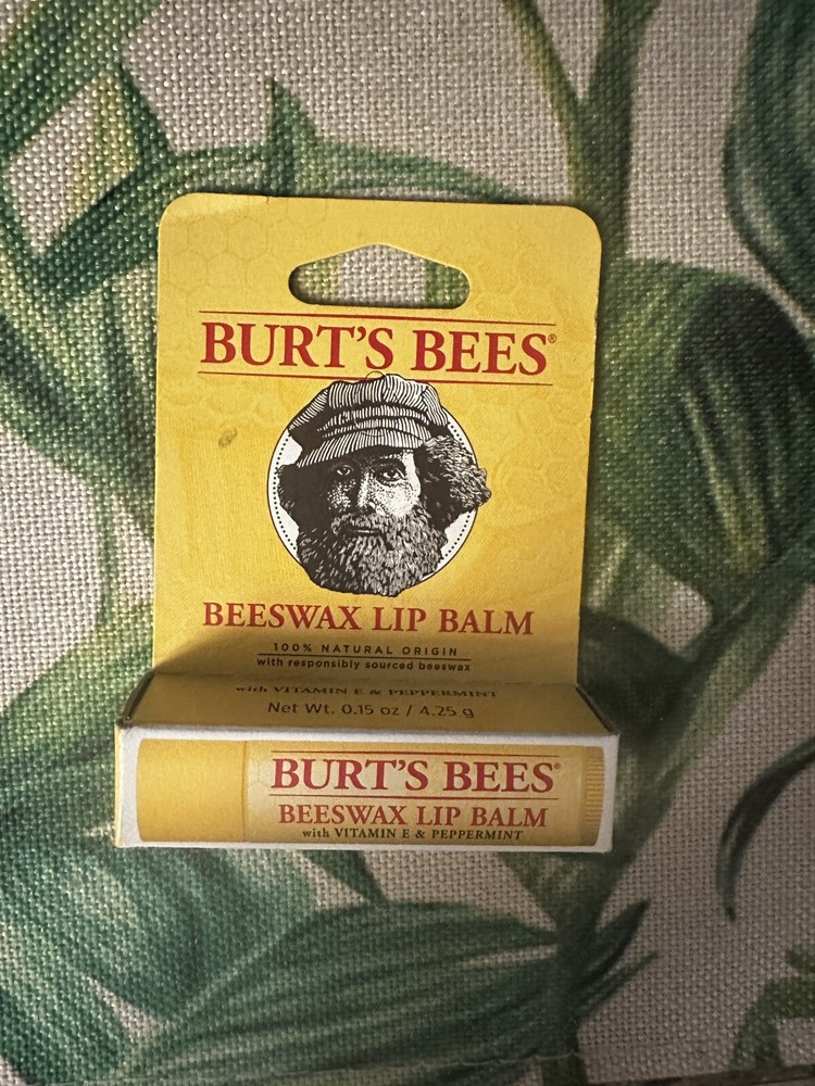Burt's Bees Peppermint Lip Balm with Beeswax & Vitamin E 0.15 oz