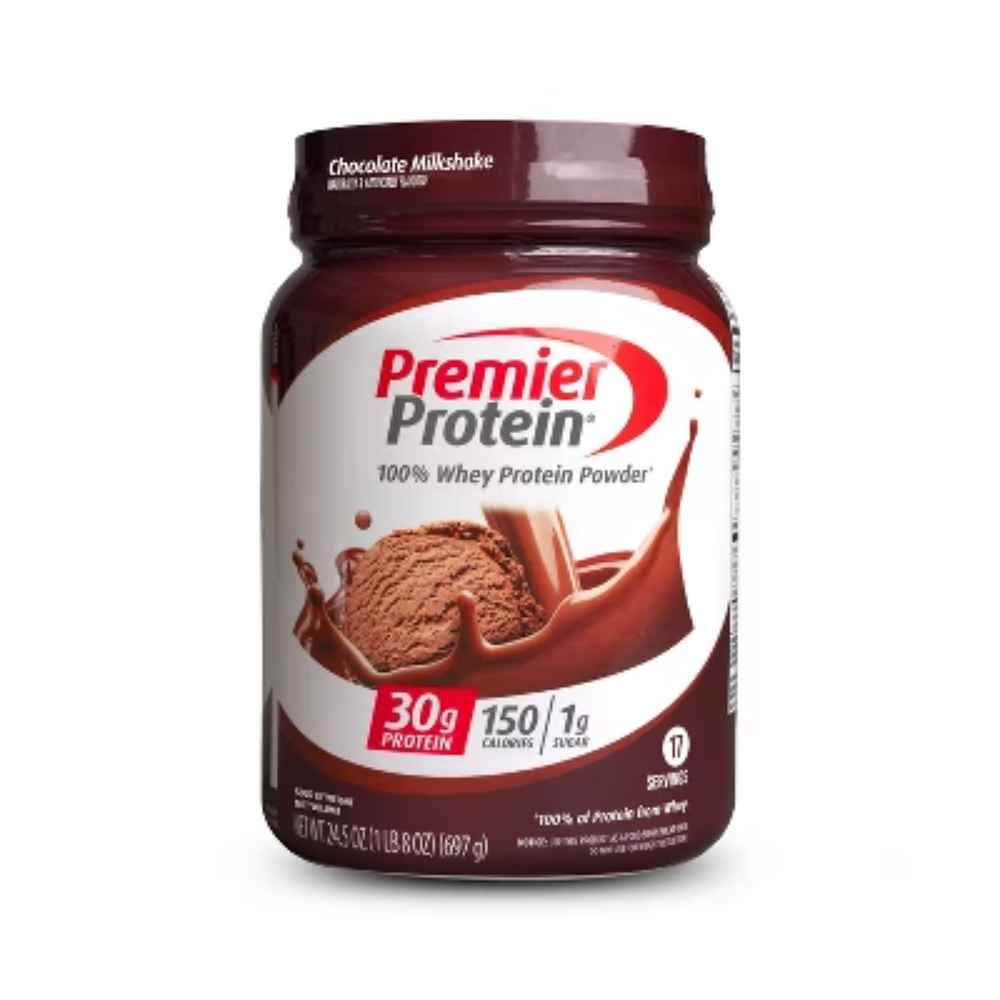Premier Protein 100% Whey Powder Chocolate Milkshake 17 Servings