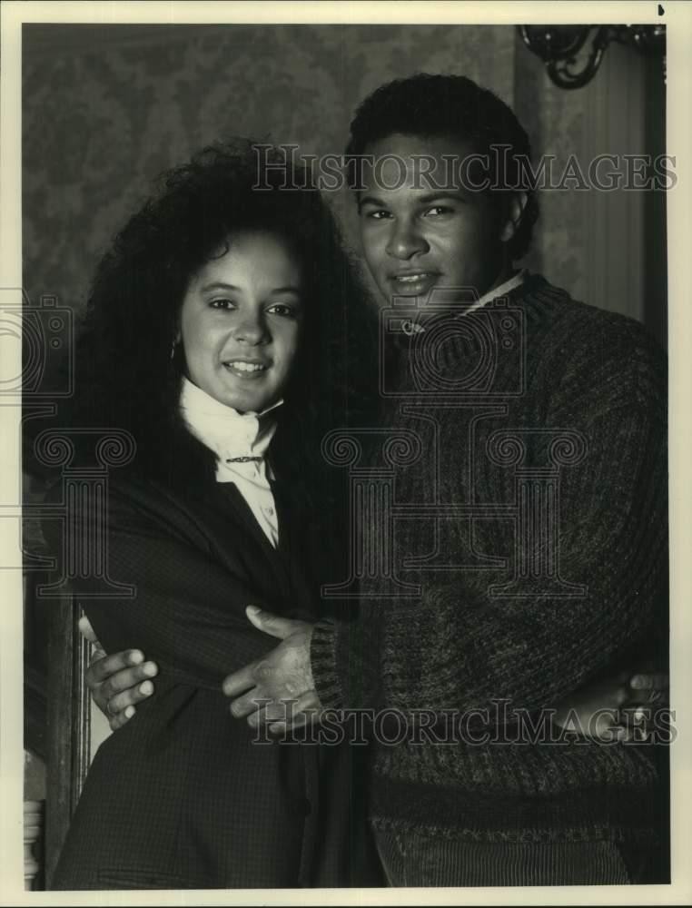 1988 Press Photo Actors Sabrina LeBeauf, Geoffrey Owens in 
