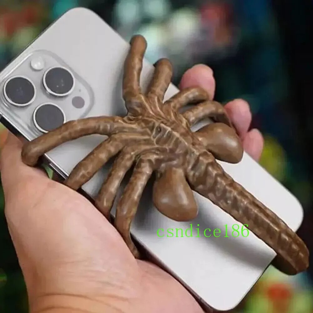 Alien Romulus Cell Phone Holder Replica! Mobile Phone Holder Facehugger Support