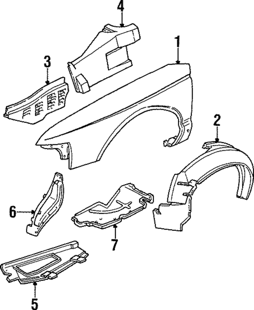Genuine GM Liner Assembly-F/Fdr 10284379